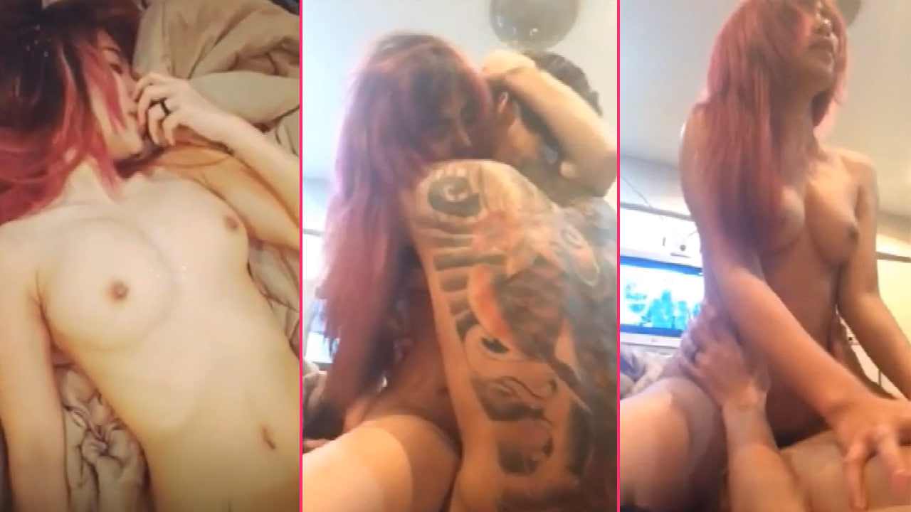 性感纹身情侣疯狂做爱女的巨乳大胸圆润骑乘上位