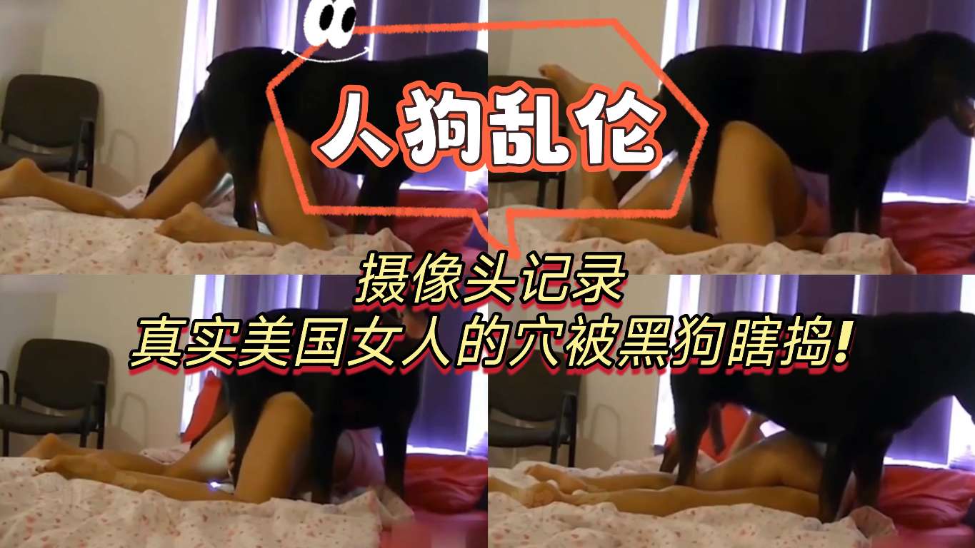 人狗乱伦摄像头记录真实美国女人的穴被黑狗瞎捣