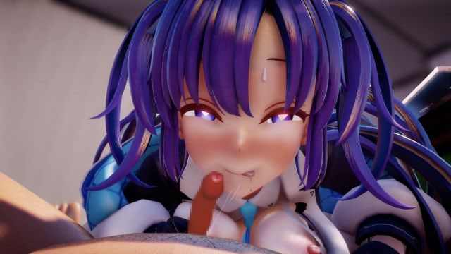 Yuuka 把她刚脱下的内裤送给了我作为礼物