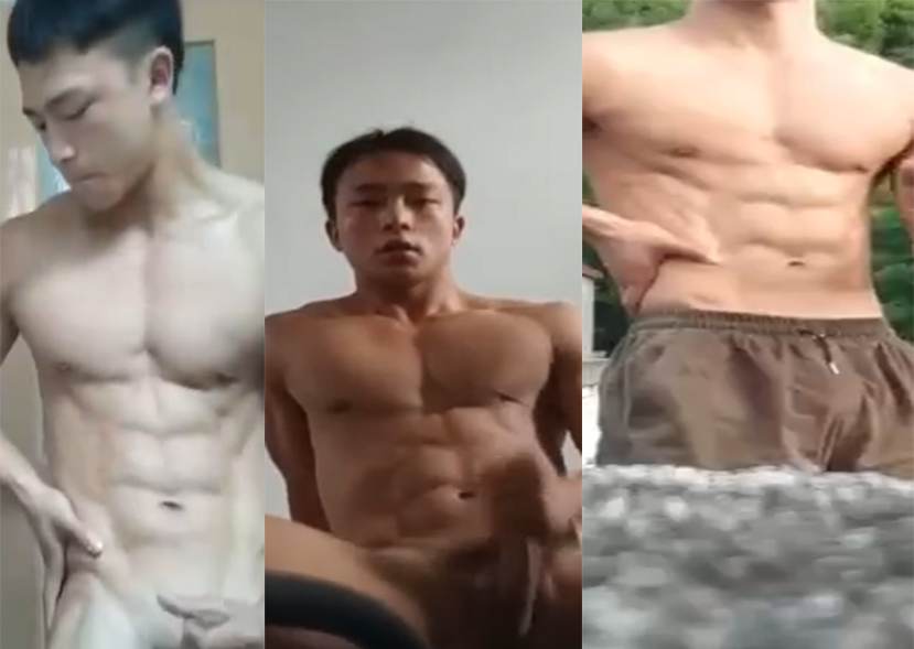 爱健身的室友一直和我装直男没想到私底下这个货这么骚