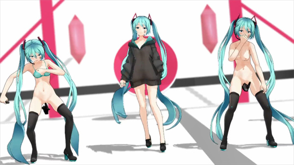 性感初音未来未来舞蹈MMD Hentai Ecchi日本动漫3D征服者海报剧照